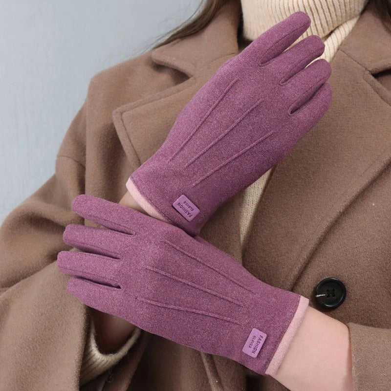 Warm winter gloves
