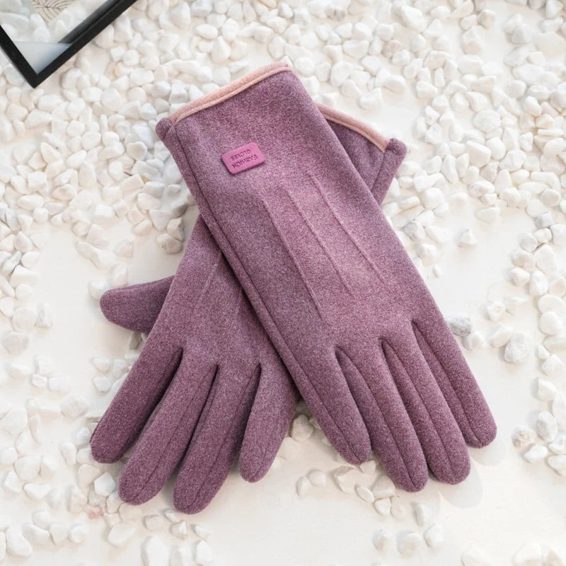 Warm winter gloves