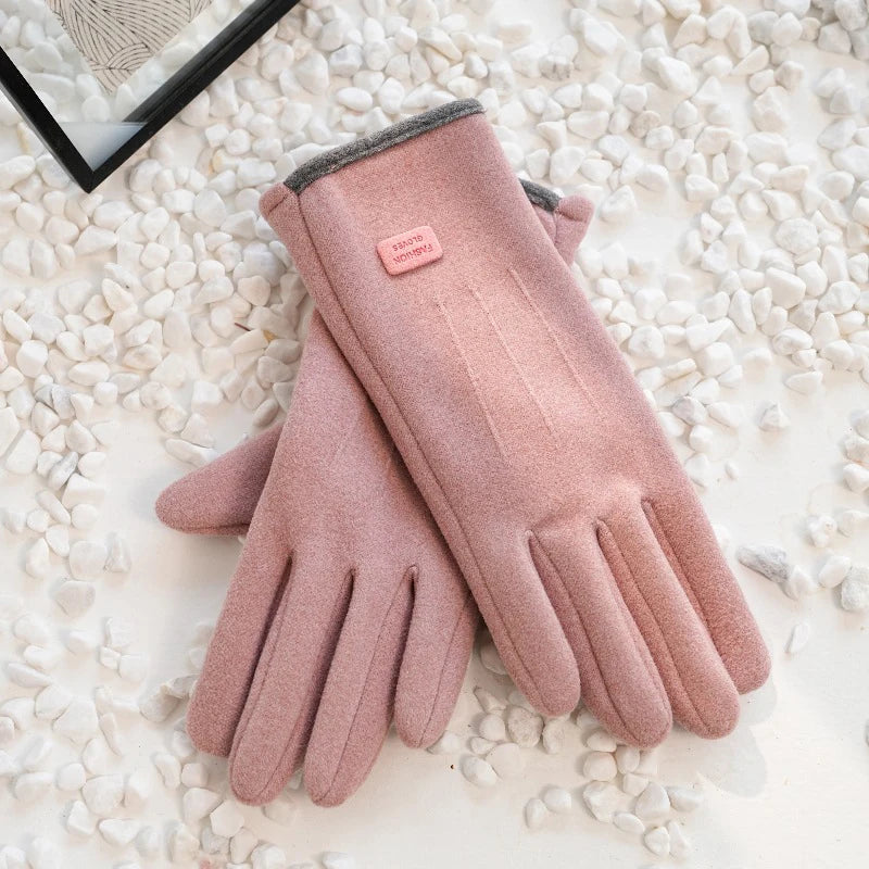 Warm winter gloves